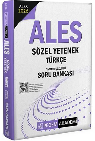 2026 ALES Sözel Yetenek Türkçe Tamamı Çözümlü Soru Bankası