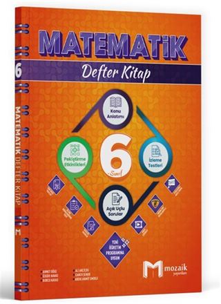 6. Sınıf Matematik Defter Kitap
