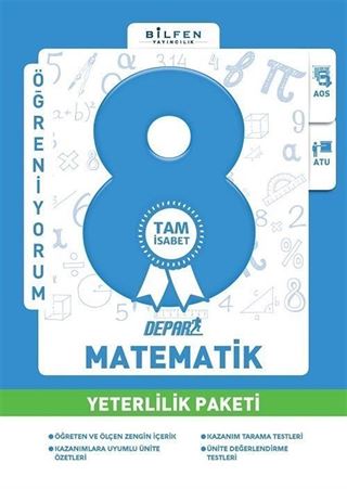 8. Sınıf Matematik Depar Tam İsabet Yeterlilik Paketi