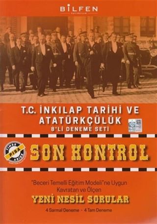8. Sınıf T.C. İnkılap Tarihi ve Atatürkçülük Son Kontrol 8'li Deneme Seti