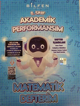 8. Sınıf Matematik Akademik Performansım Defterim