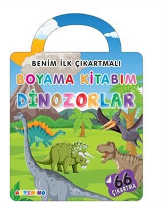 Benim İlk Çıkartmalı Boyama Kitabım Dinozorlar