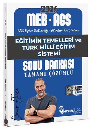 2026 MEB-AGS Eğitimin Temelleri ve Türk Milli Eğitim Sistemi Soru Bankası Çözümlü