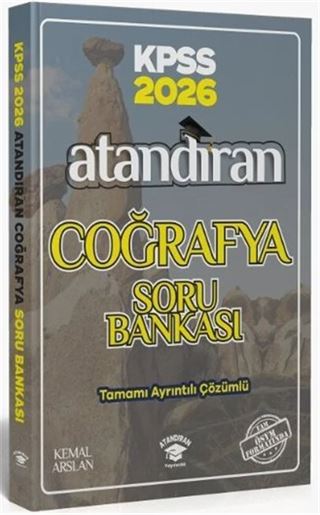 2026 KPSS Atandıran Coğrafya Soru Bankası Çözümlü