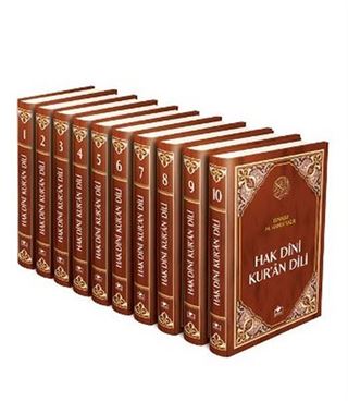 Hak Dini Kur'an Dili ( 10 Cilt Kitap Takımı - Tefsir-001)