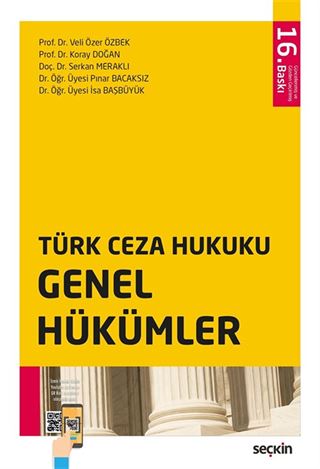 Türk Ceza Hukuku Genel Hükümler