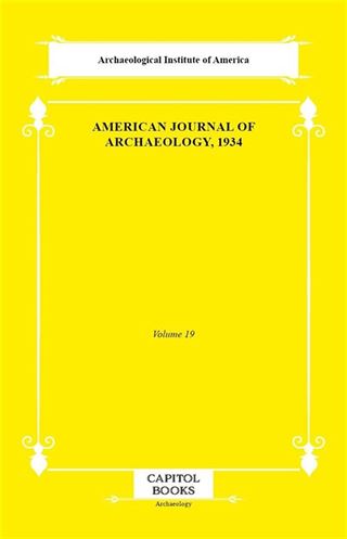 American Journal of Archaeology, 1934