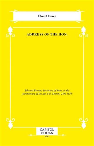 Address of the Hon.