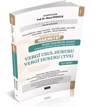 Orijinal Sorular Hakimiyet İdari Hakimlik Sınavı Vergi Usul Hukuku VH TVS Çıkmış Soru Bankası
