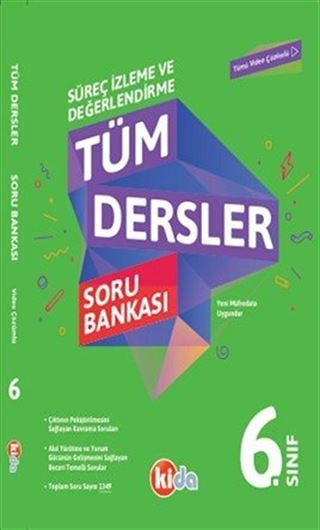 6. Sınıf Tüm Dersler Soru Bankası Tümü Video Çözümlü
