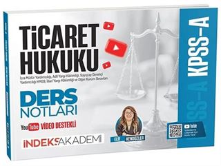 KPSS A Grubu Ticaret Hukuku Video Ders Notları