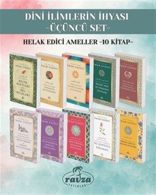 Dini İlimlerin İhyası Üçüncü Set Helak Edici Ameller (10 Kitap)
