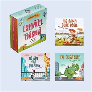 Minikler İçin Esmaü'l Hüsna Seti (3 Çift Taraflı Kitap)