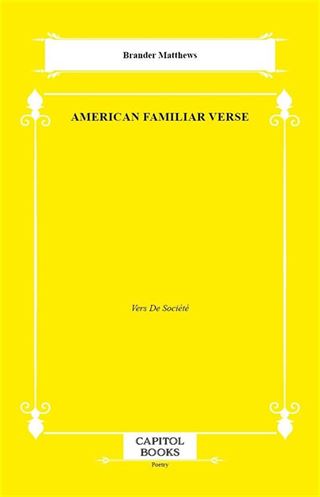 American Familiar Verse