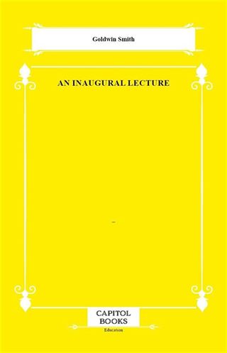 An Inaugural Lecture
