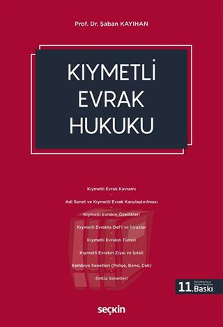 Kıymetli Evrak Hukuku