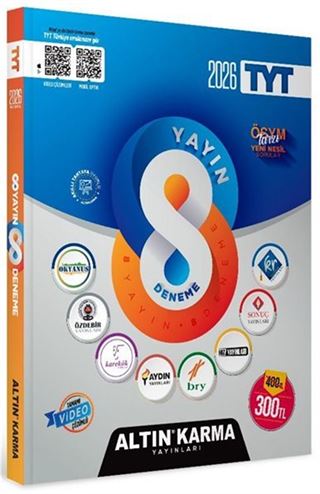 2026 TYT 8 Farklı Yayın 8 Farklı Deneme