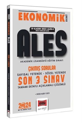 2024 ALES Ekonomik Seri Çıkmış Sorular Tamamı Çözümlü Son 3 Sınav