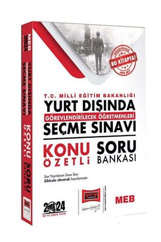 2024 T.C MEB Yurt Dışında Gör.Öğrt. Seçme Sınavı Konu Özetli Soru Bankası