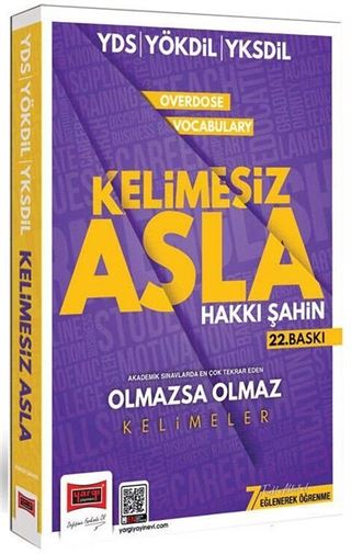 2026 YDS YÖKDİL YKSDİL Overdose Vocabulary Kelimesiz Asla