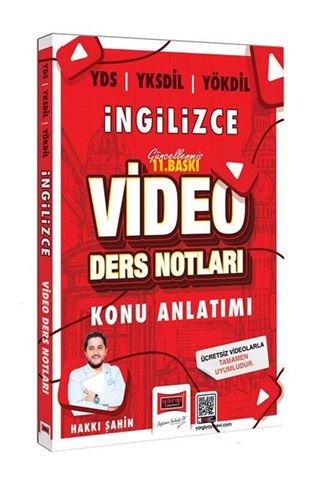 2024 YDS YÖKDİL YKSDİL İngilizce Video Ders Notları