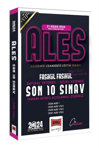 2024 ALES Son 10 Sınav Fasikül Fasikül Çıkmış Sorular (21 Nisan 2024 Sınavı Dahil)