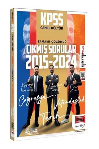 2025 KPSS Genel Kültür 2015-2024 Konularına Göre Düzenlenmiş Tamamı Çözümlü Çıkmış Sorular