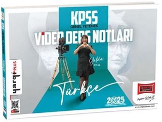 Yargı Yayınları 2025 KPSS Genel Yetenek Türkçe Video Ders Notları