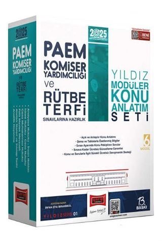 2025 PAEM Komiser Yardımcılığı ve Rütbe Terfi Sınavlarına Hazırlık Konu Anlatımlı Modüler Set