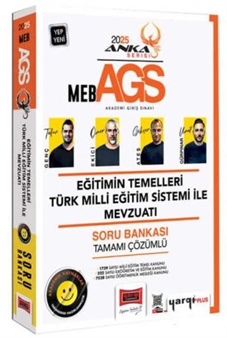 2025 MEB-AGS Anka Serisi Eğitimin Temelleri Türk Milli Eğitim Sistemi İle Mevzuatı Tamamı Çözümlü Soru Bankası