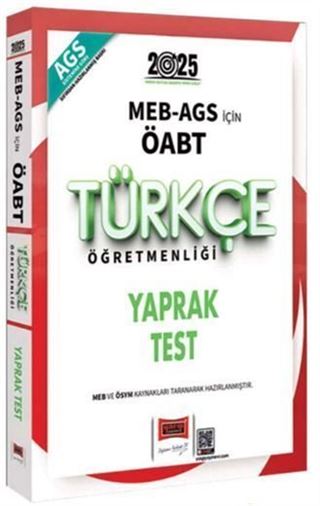2025 MEB-AGS ÖABT Türkçe Öğretmenliği Yaprak Test