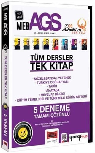 2025 MEB-AGS Anka Serisi Tüm Dersler Tamamı Çözümlü 5 Deneme