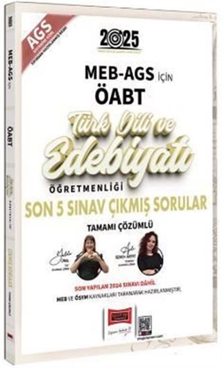 2025 MEB-AGS ÖABT Türk Dili ve Edebiyatı Öğretmenliği Son 5 Sınav Çıkmış Sorular
