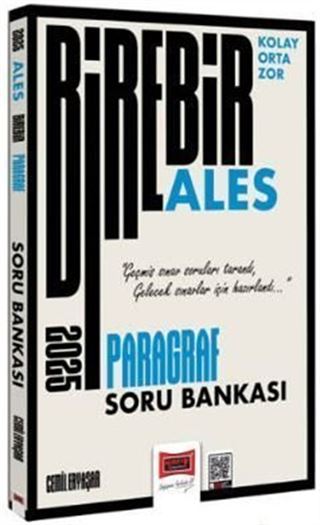 2025 ALES Birebir Serisi Kolay-Orta-Zor Paragraf Soru Bankası
