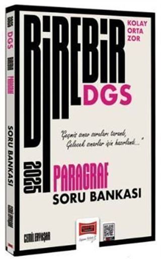 2025 DGS Birebir Serisi Kolay-Orta-Zor Paragraf Soru Bankası