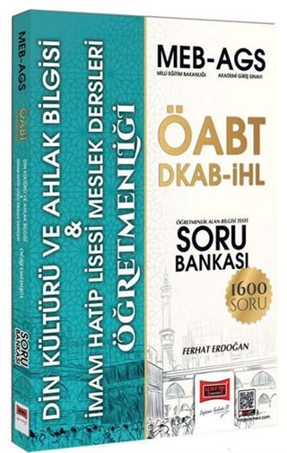 MEB-AGS ÖABT DKAB-İHL Din Kültürü ve Ahlak Bilgisi Öğretmenliği Soru Bankası
