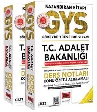 2025 T.C Adalet Bakanlığı Bilgi İşlem Müdürü Merkez-Taşra Kadrosu İçin Ders Notları (2 Cilt)