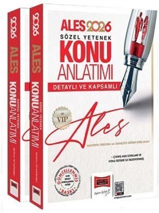 2026 ALES VIP Sayısal-Sözel Yetenek Detaylı ve Kapsamlı Konu Anlatımı (2 Cilt)