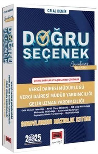 2025 Doğru Seçenek Vergi Dairesi Müdürlüğü Sınavlarına Hazırlık Kitabı