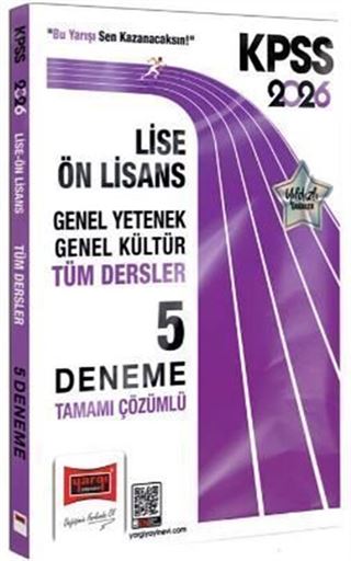 2026 KPSS GK-GY Lise Ön Lisans Tüm Dersler Tamamı Çözümlü 5 Deneme