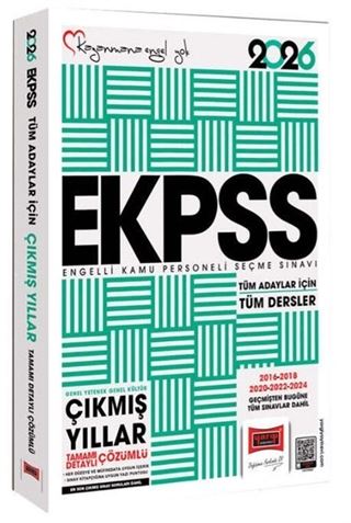 2026 Tüm Adaylar İçin EKPSS GK-GY Tüm Dersler (2016-2024) Çıkmış Sorular Kitabı
