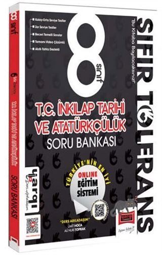 8. Sınıf Ders Arkadaşım Sıfır Tolerans T.C. İnkılap Tarihi ve Atatürkçülük Soru Bankası