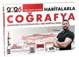 2026 Tüm Sınavlar İçin Haritalarla Coğrafya Grafiklerle ve Fotoğraflarla 400 Haritalı Soru