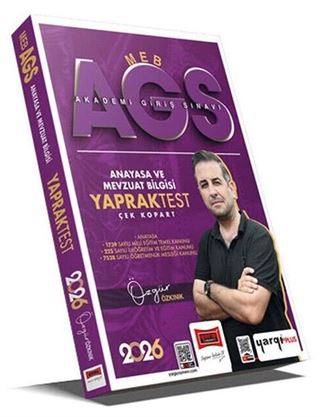 2026 MEB-AGS Anayasa ve Mevzuat Bilgisi Çek Kopart Yaprak Test