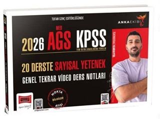 2026 Anka Ekibi MEB-AGS KPSS 20 Derste Sayısal Yetenek Genel Tekrar Video Ders Notları