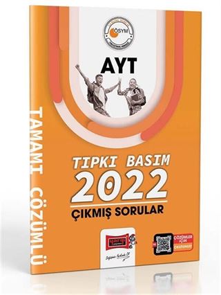 Yargı Yayınları 2023 AYT Tıpkı Basım 2022 Çıkmış Sorular
