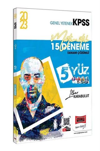 Yargı Yayınları 2023 KPSS 5Yüz Matematik Tamamı Çözümlü 15 Deneme