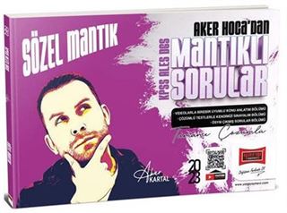 Yargı Yayınları 2023 KPSS ALES DGS Aker Hoca'dan Sözel Mantık Mantıklı Sorular Video Ders Notu (Çözümlü ve Çıkmış Sorular)