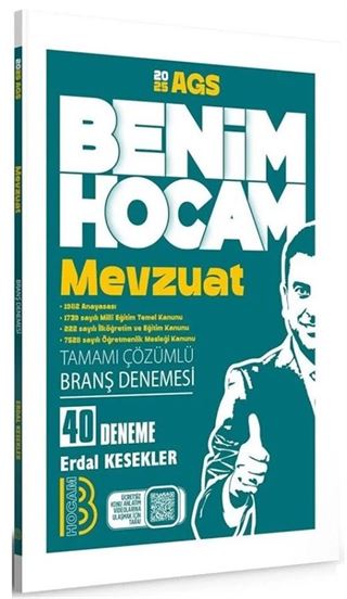 2025 MEB-AGS Mevzuat 40 Deneme Çözümlü