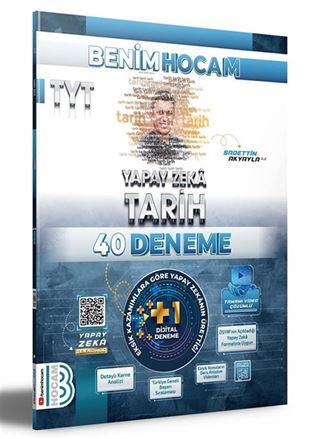 2024 TYT Yapay Zeka Tarih 40 Deneme Benim Hocam Yayınları